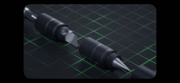 Close up look at the components of the Pockitrod.